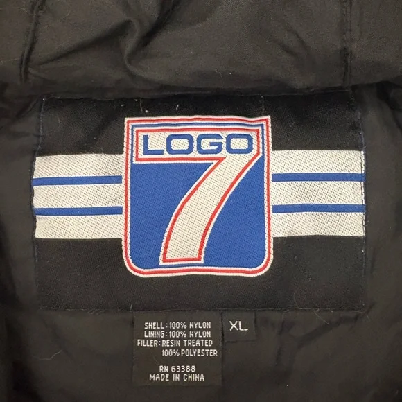 Vintage 90s Logo 7 Boston Bruins NHL Full Zip Hooded Jacket - Picture 9 of 11